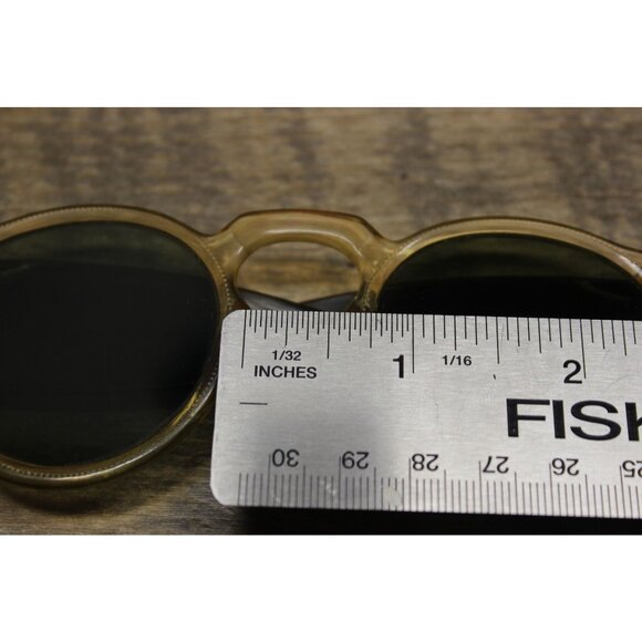 Optiks vintage women's celluloid blinker motorist side shield sunglasses - Picture 9 of 16